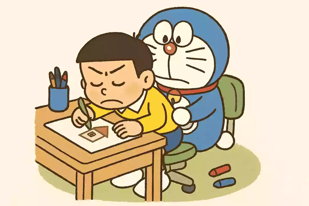 なにかしようと思ったら、そのことだけに夢中にならなくちゃだめだドラえもん