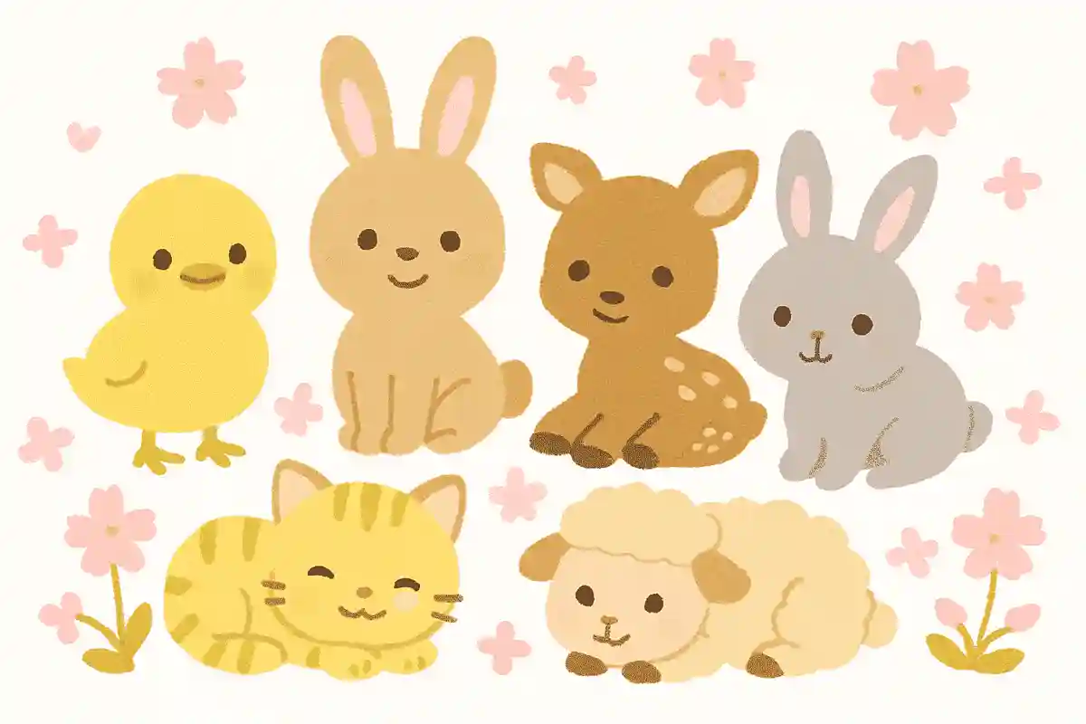 春にみられる動物のかわいい赤ちゃんは？