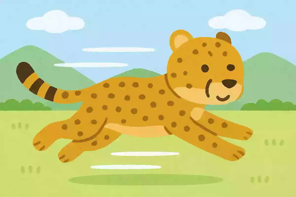 地上で1番足が速い動物は？