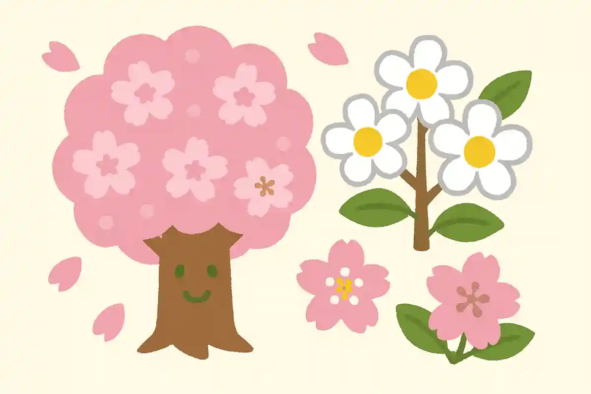 桜と仲間の花はどれでしょう？