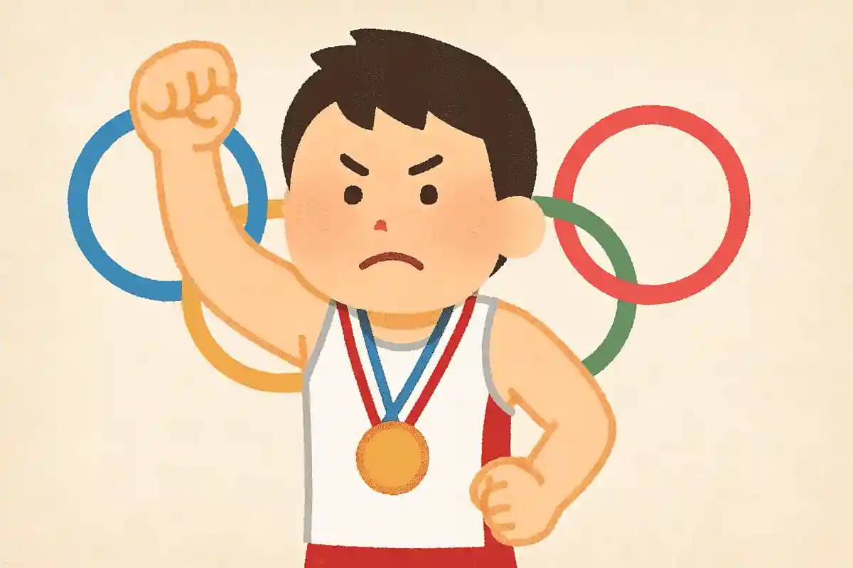 次の〇〇オリンピック出場を目指して、全力で戦うことを誓います！