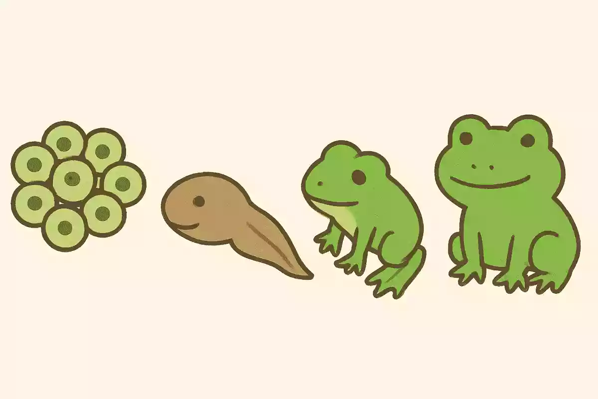 オタマジャクシがカエルになることを何という?