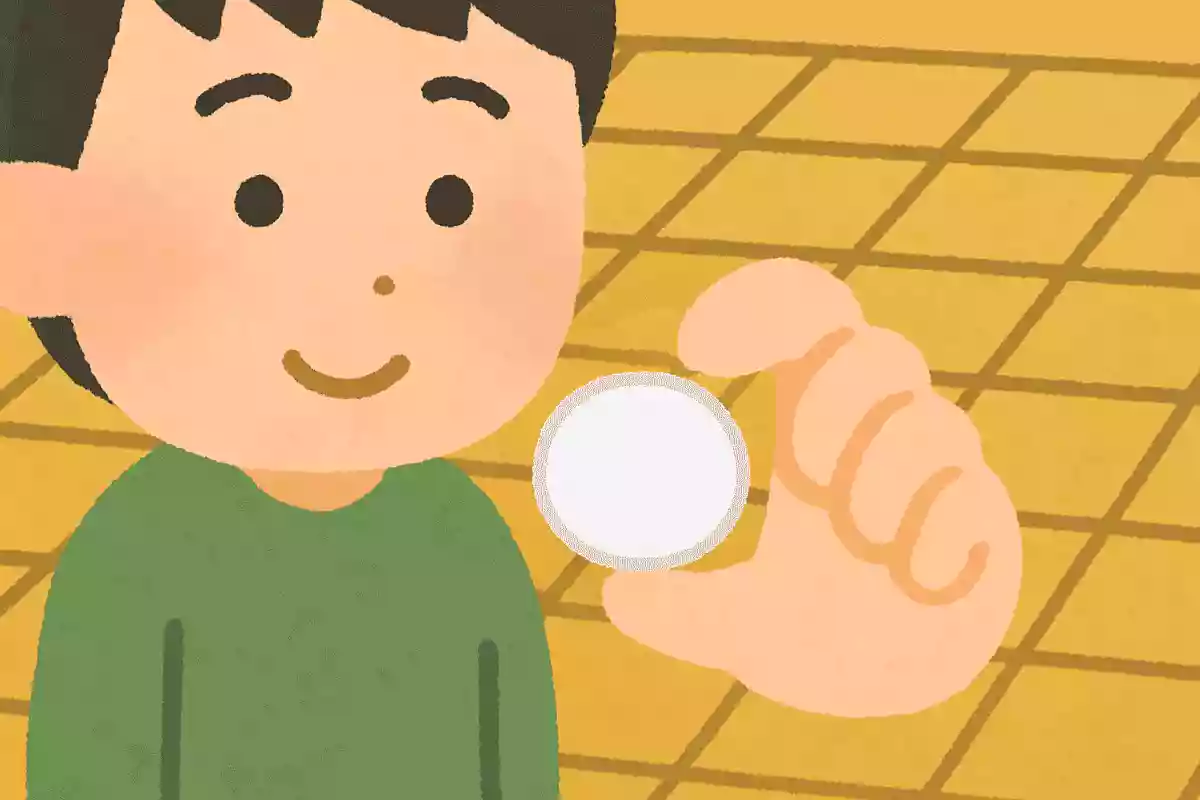 碁石の大きさについて、正しいのはどれでしょう?
