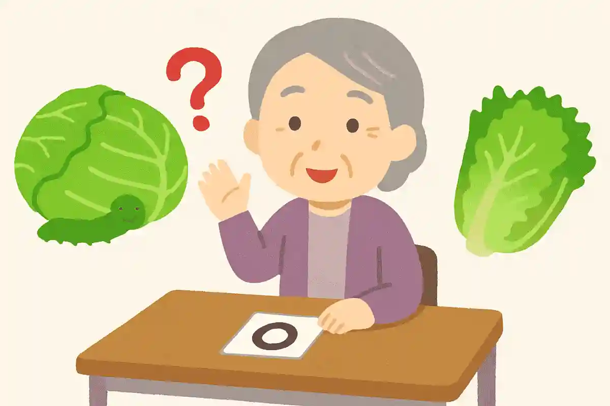 青虫はキャベツは食べるが、レタスは食べない