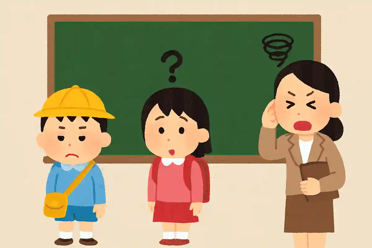 幼稚園、小学生、先生の中で1番大きいのはどれでしょう？