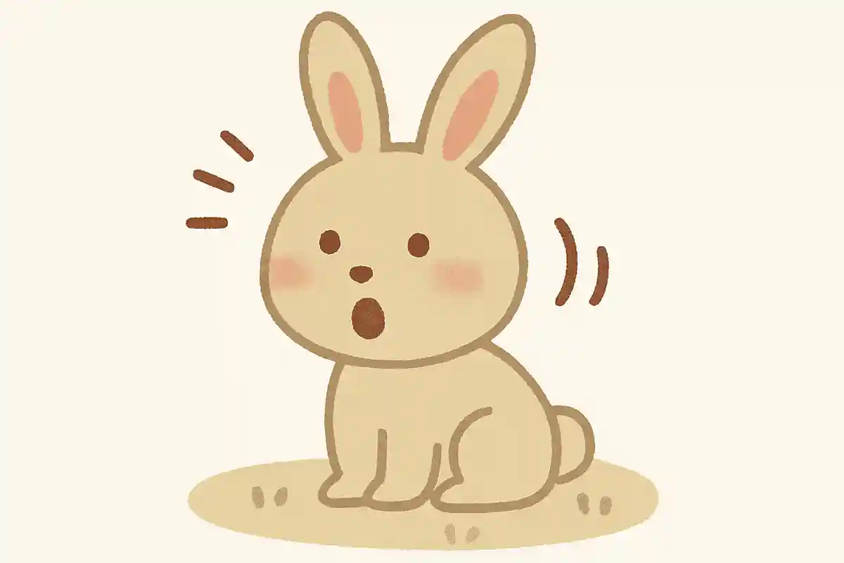 ウサギはどんななきごえをだすでしょう？