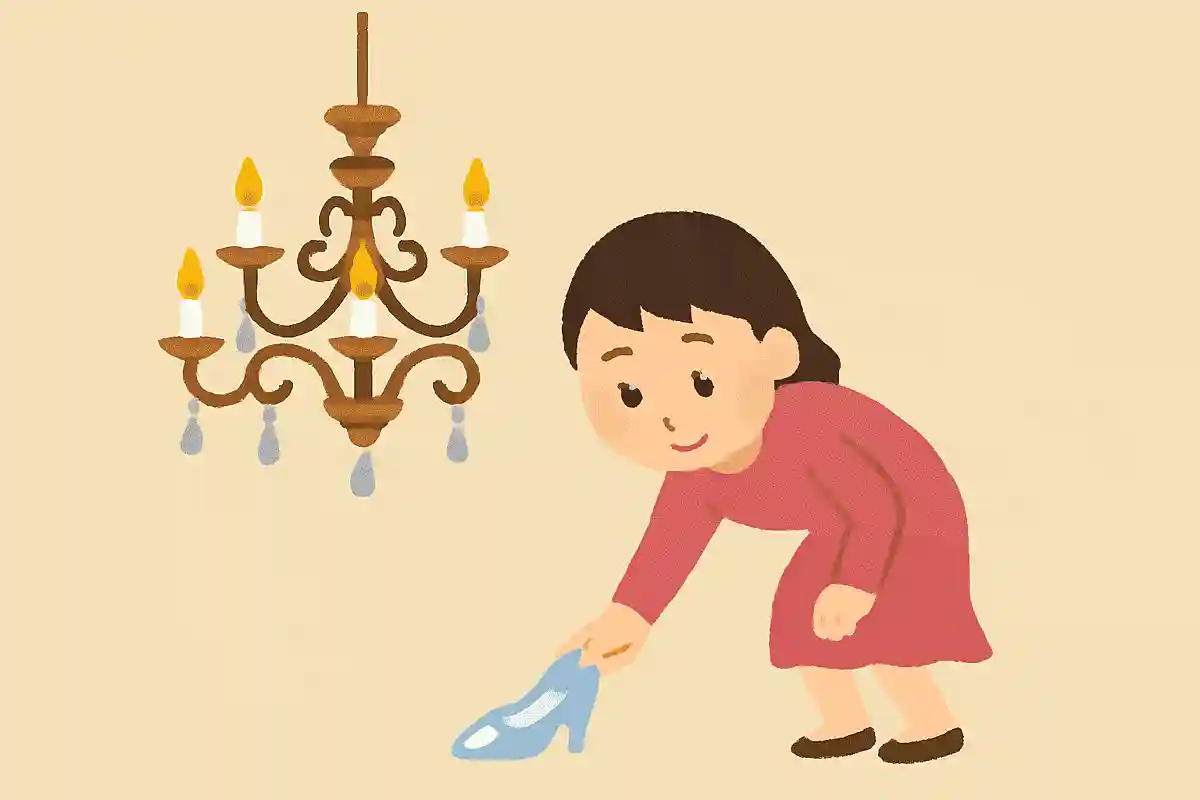 シャンデリア／ガラスの靴を拾ったのは？