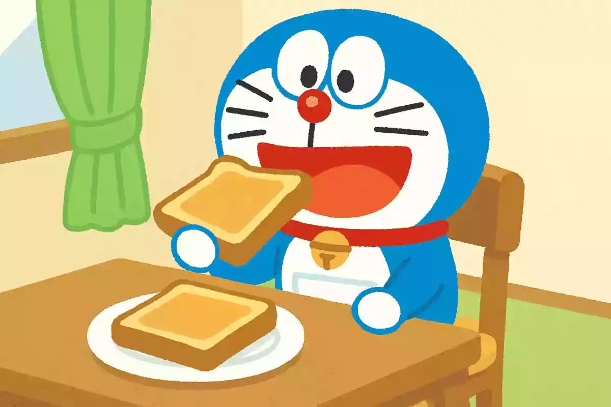 ドラえもんがのび太の家に来て最初に食べたものはなに?