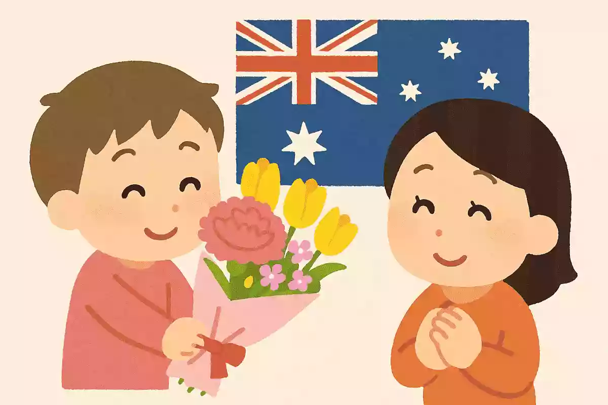 オーストラリアで母の日に贈る花