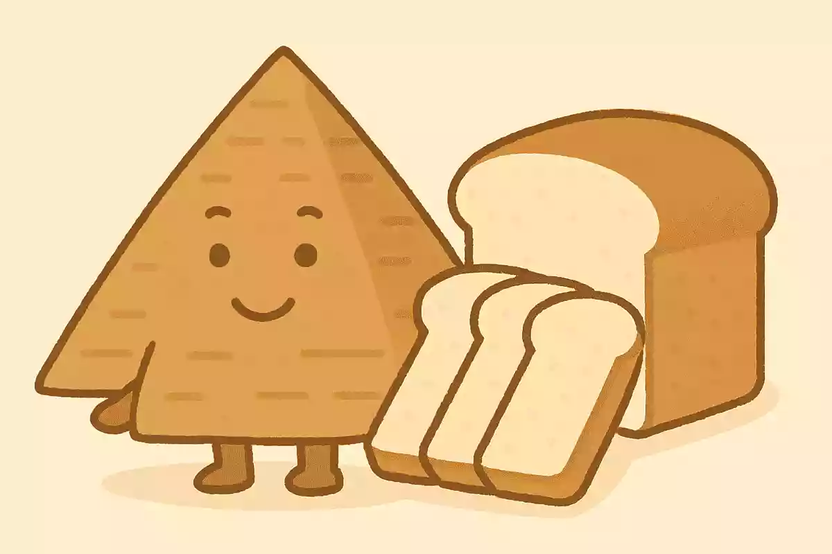 ピラミッドという名前は「ピューラミス」というパンが由来