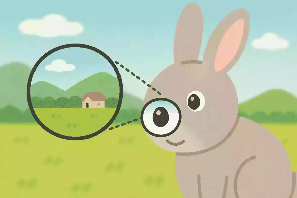 ウサギの視力はどれくらい?