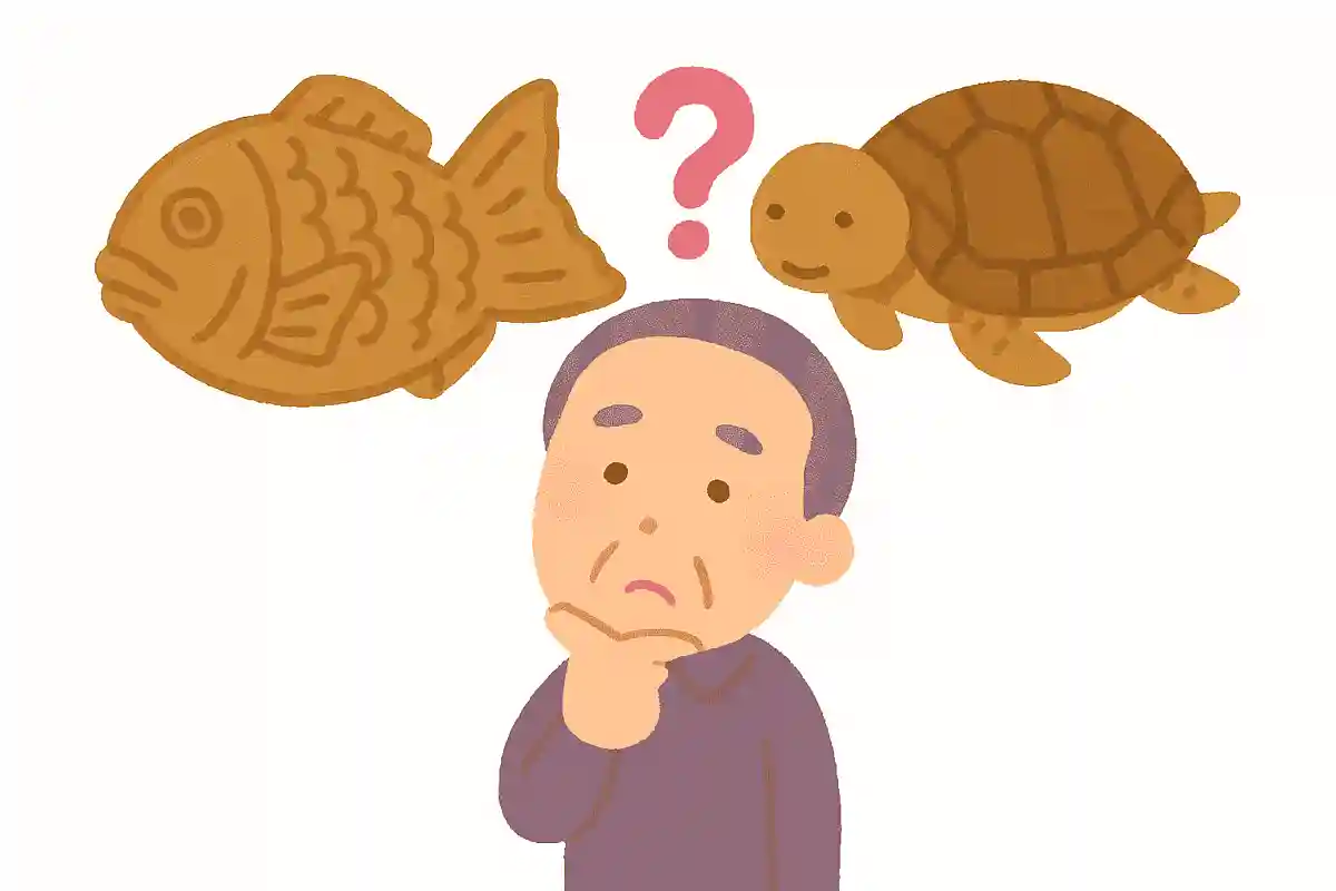 鯛の形の「たい焼き」はもともと違う生き物の形でした。何の形をしていたでしょうか?