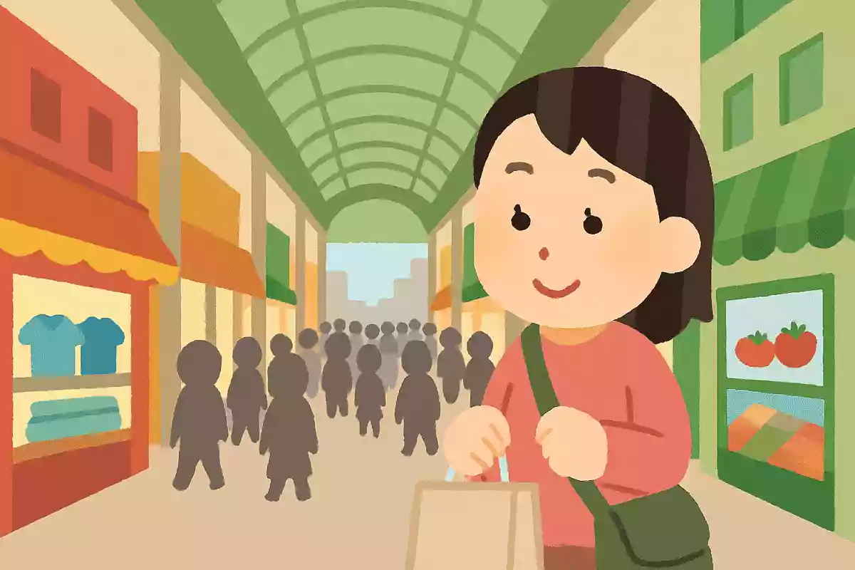 大阪には日本一長い商店街がある