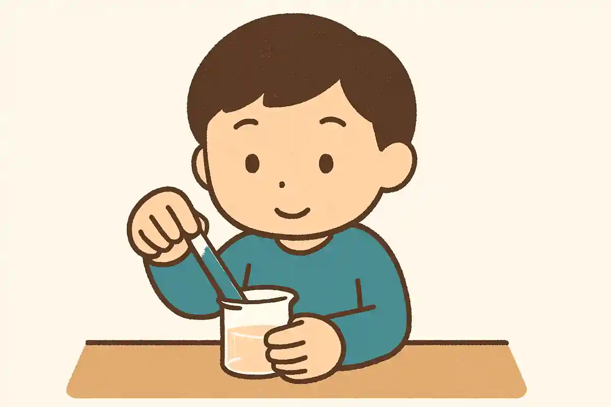 リトマス試験紙は、アルカリ性に反応すると青くなる