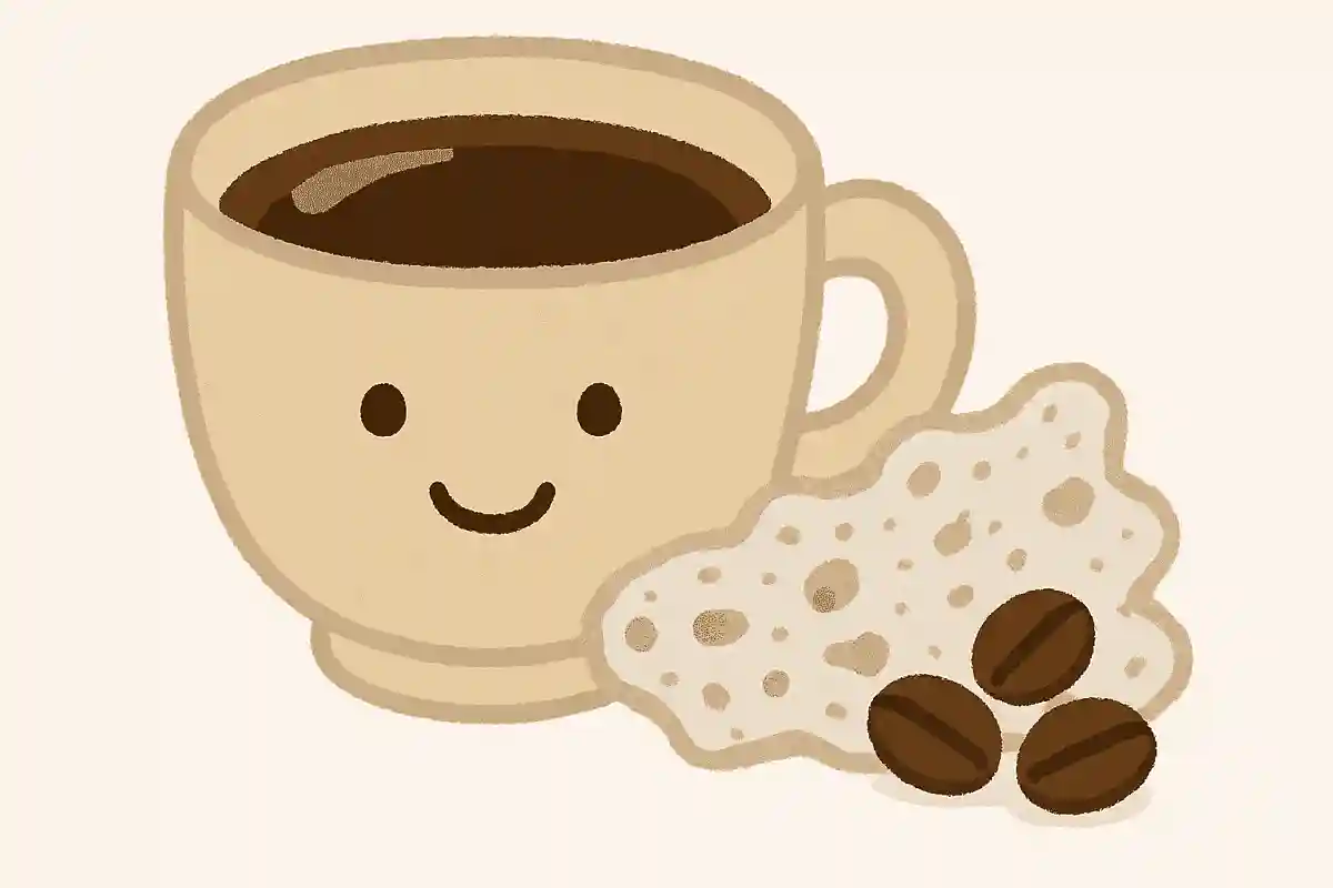 風化したサンゴを焙煎したコーヒーがある