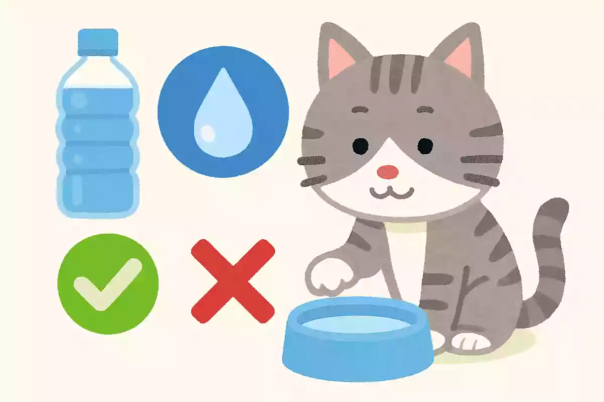 猫は水の味の違いがわかる?◯か✗か