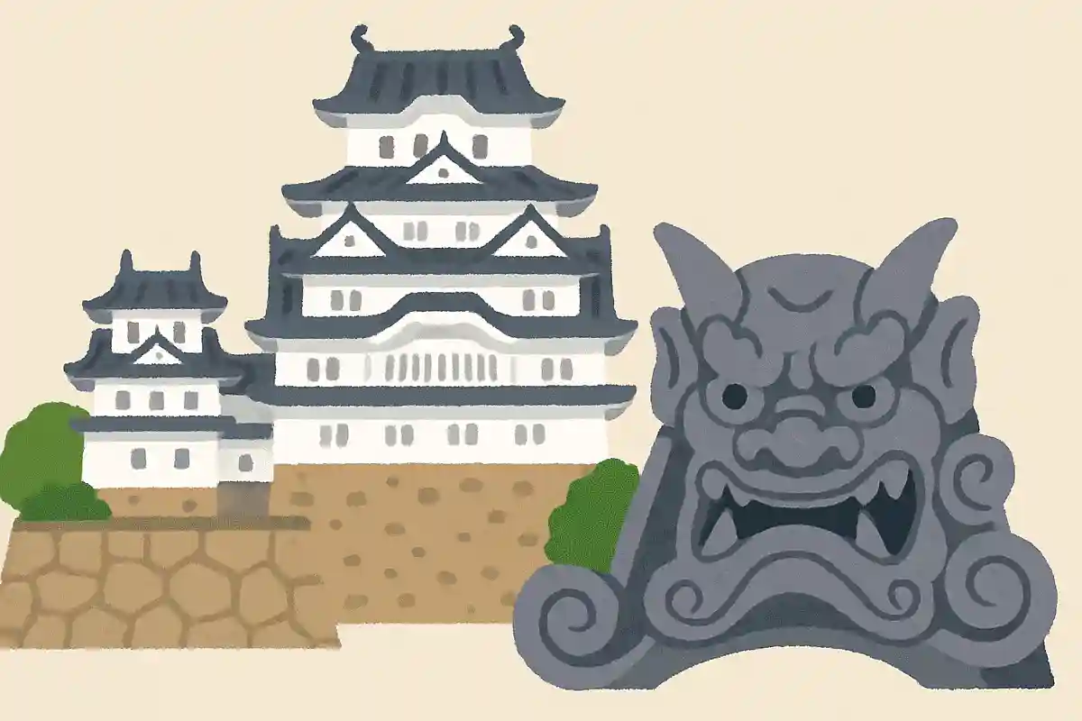 にノ門の鬼瓦にはなにが彫られている？