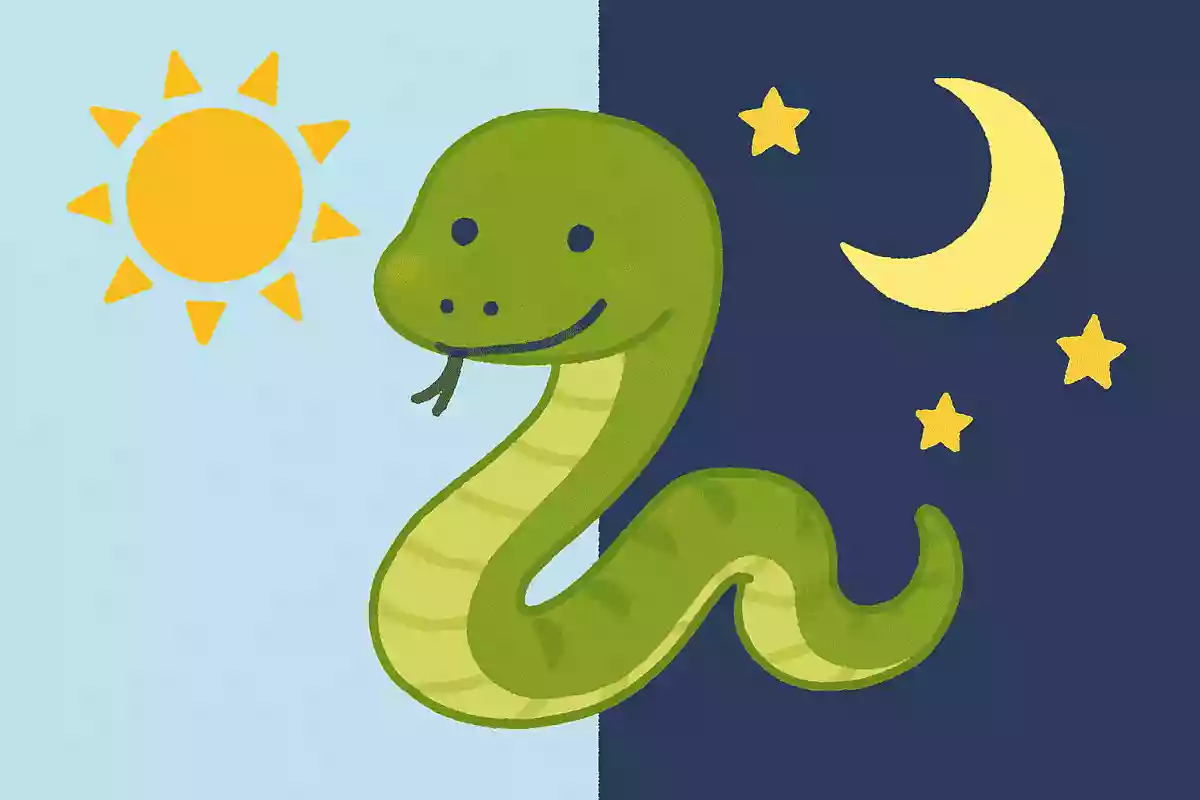 ヘビは昼行性?それとも夜行性?