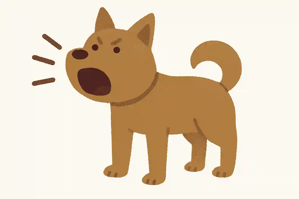 [Free download] "Sound of" barking dog [著作権フリー効果音] 犬の鳴き声（威嚇） 中型犬が威嚇で吠える声 わんわん