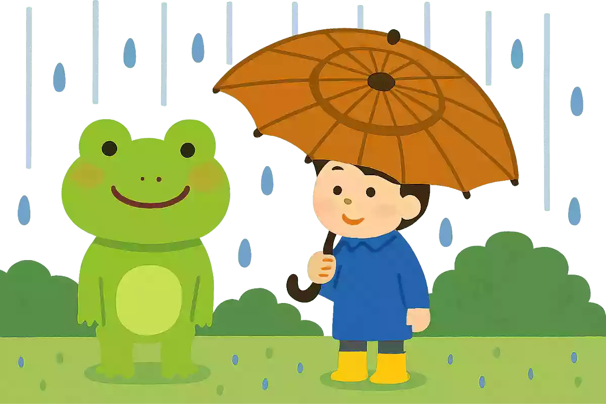 童謡の『あめふり』に登場する「じゃのめ」は傘のこと