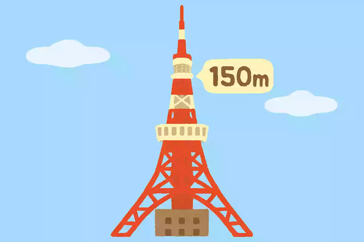 東京タワーの大展望台は、高さ何メートルの地点にあるでしょうか？