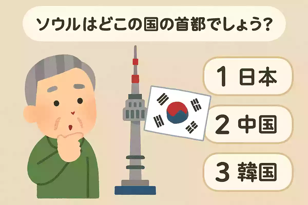 【国当てクイズ】高齢者向け！3択問題をご紹介