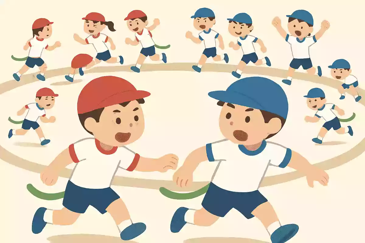 サーキット遊び×しっぽ取り