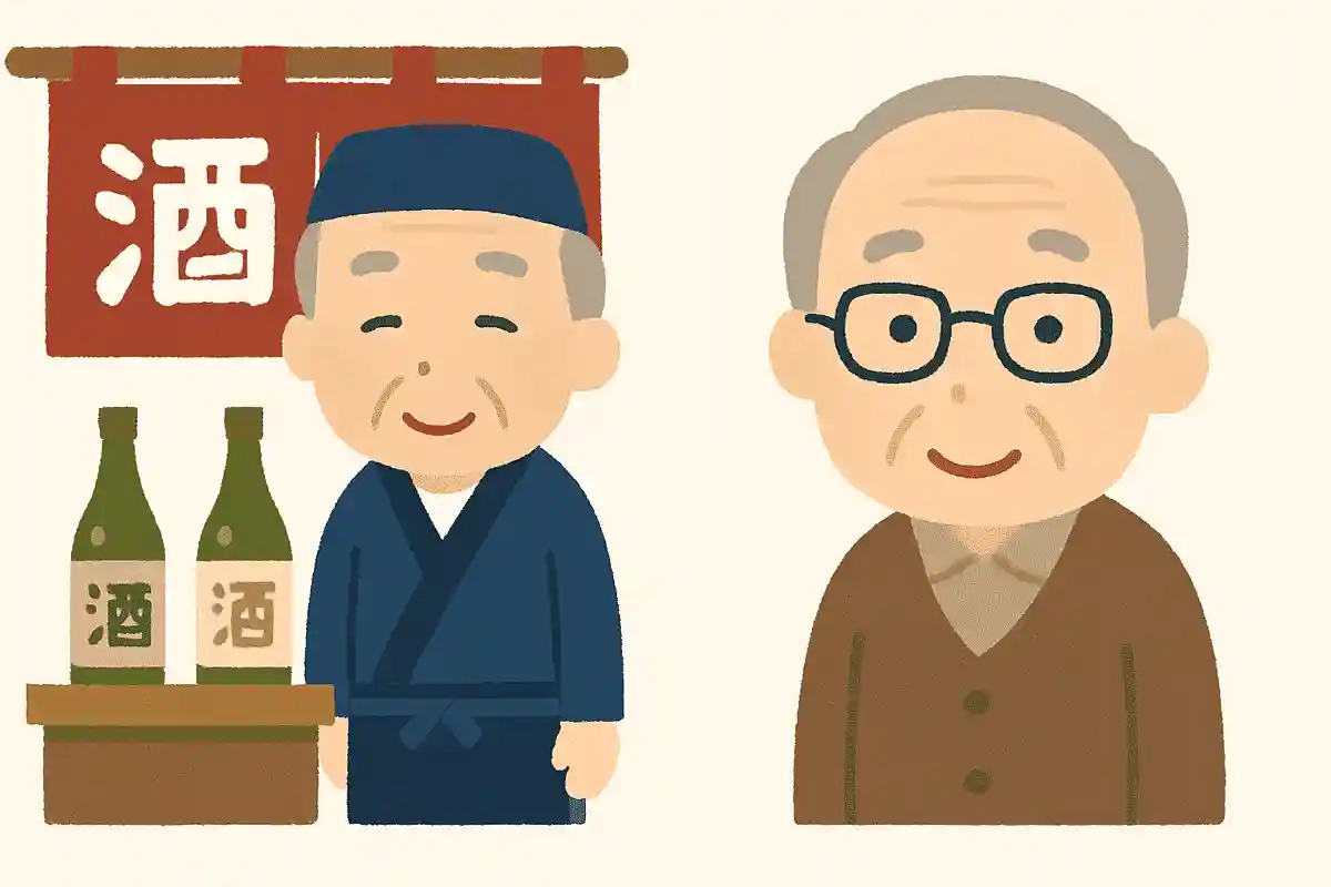 酒屋さんとかけて、メガネとときます、その心はどちらも度があります。