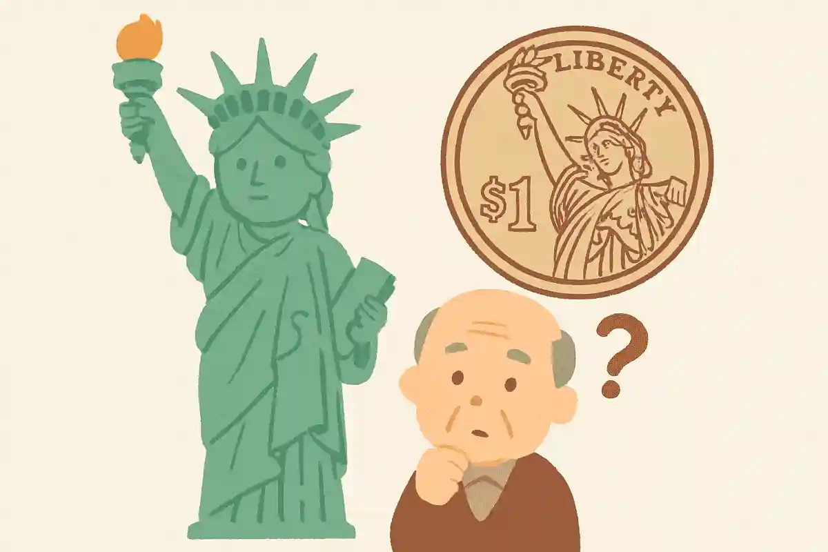 自由の女神は何ドルの硬貨に描かれたことがあるでしょうか。