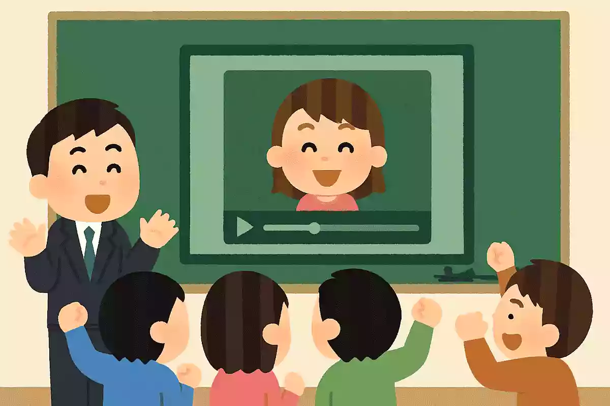 黒板を使ったサプライズムービー