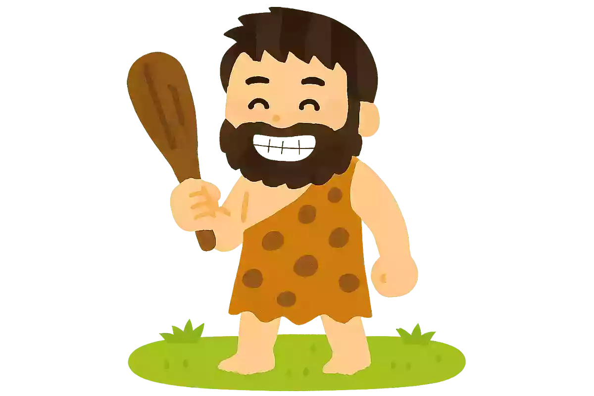 原始時代は虫歯になる人はほとんどいませんでした。なぜでしょうか？