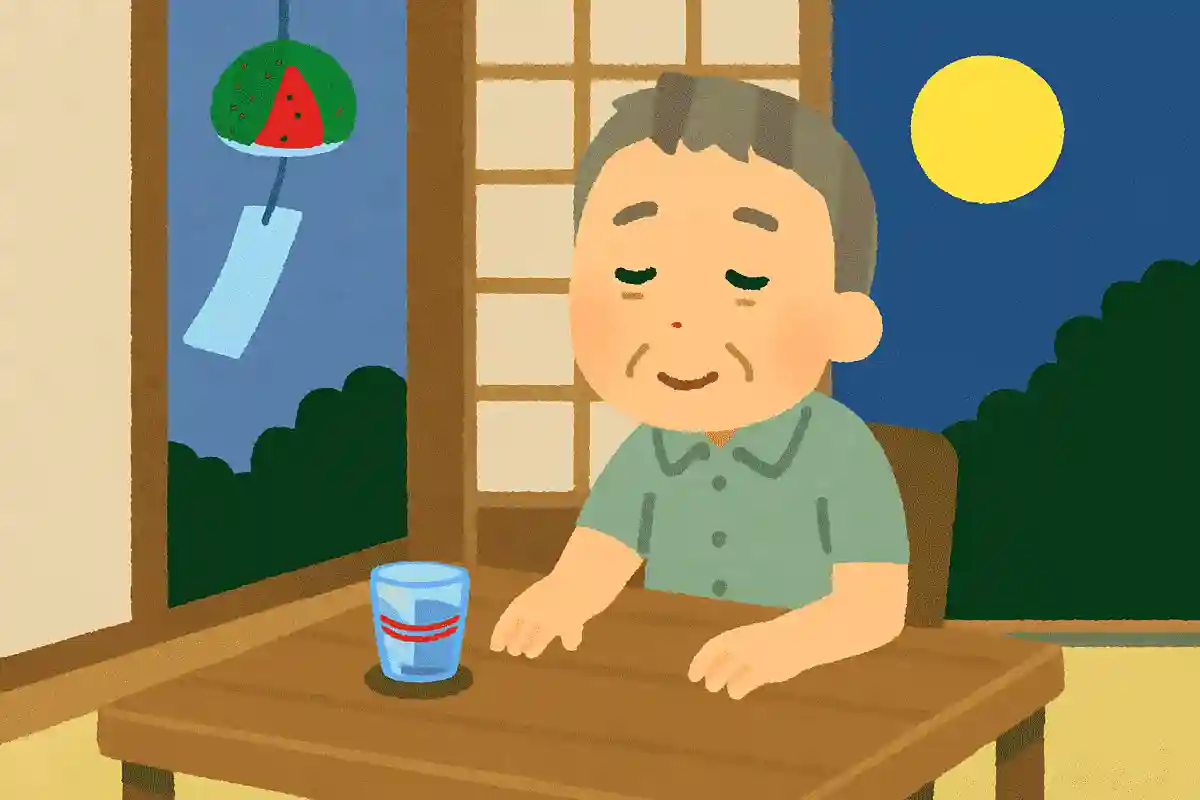 入る月の 跡は机の 四隅哉