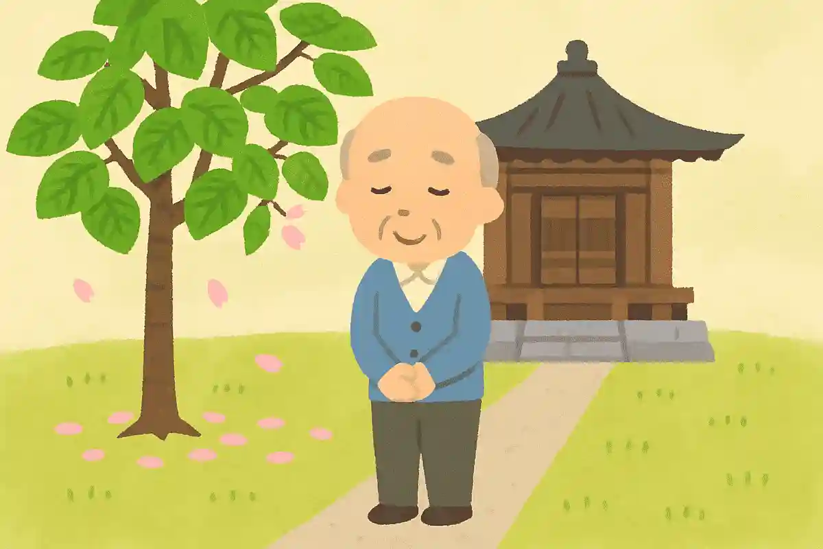 葉ざくらの ひと木淋しや 堂の前