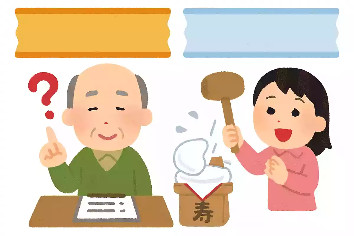 鏡開きを刃物ではなく木槌で割る理由は何でしょうか?