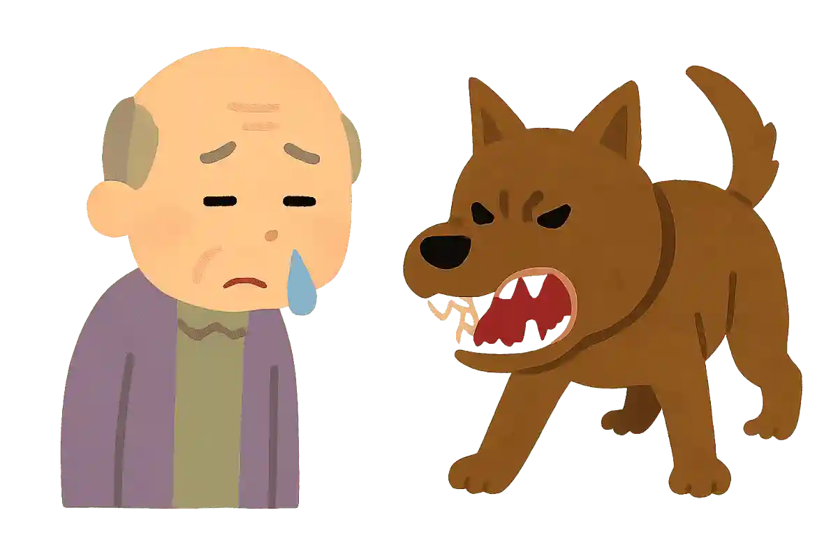 花粉症とかけて、どう猛な犬とときます、その心はどちらも鼻たれ(放たれ)と大変です。