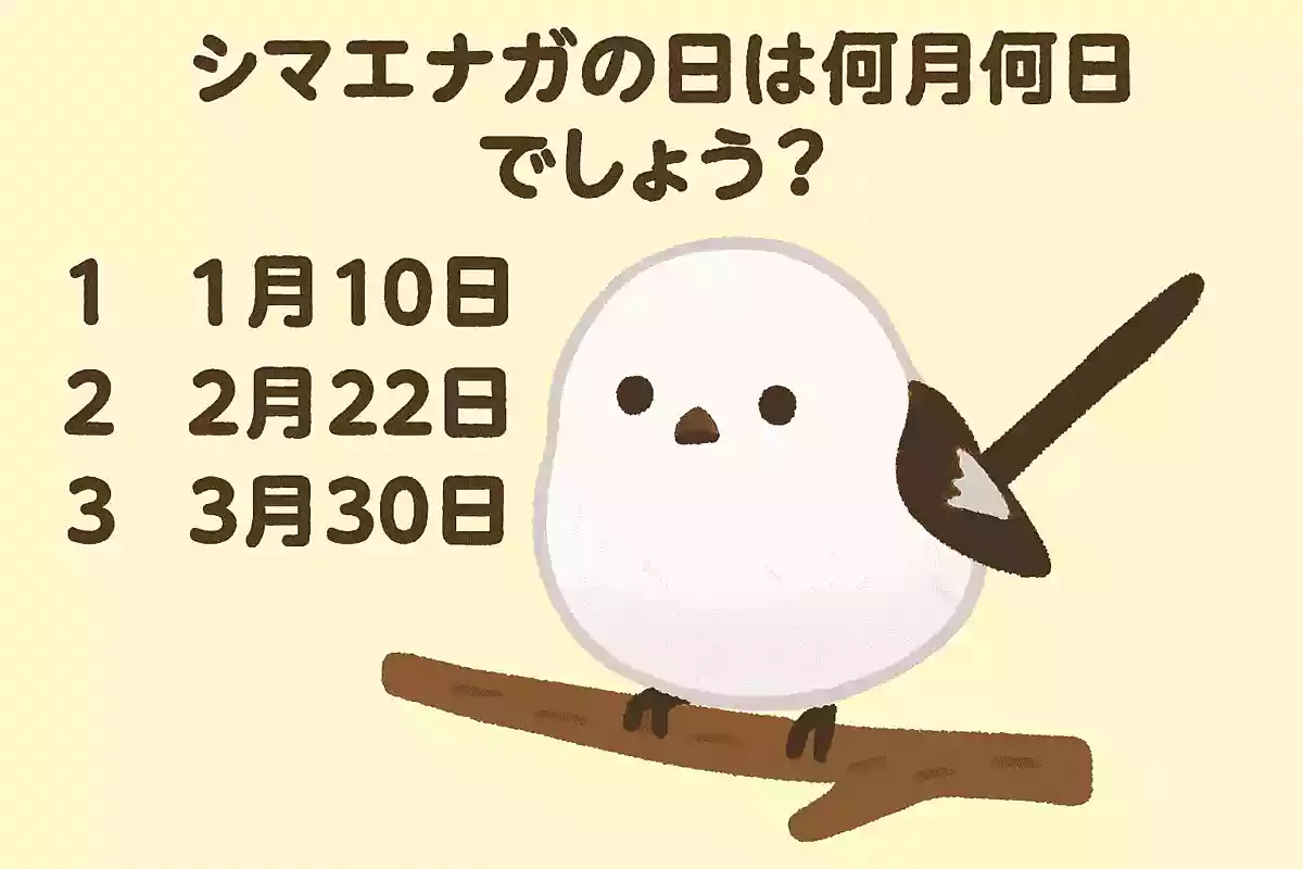 シマエナガの日は何月何日でしょう？