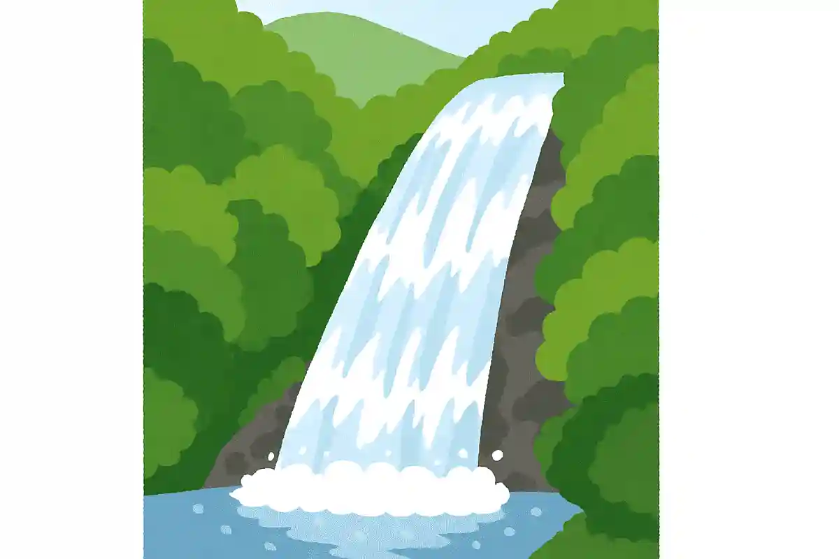 湯滝の長さは、何メートルくらいでしょうか？