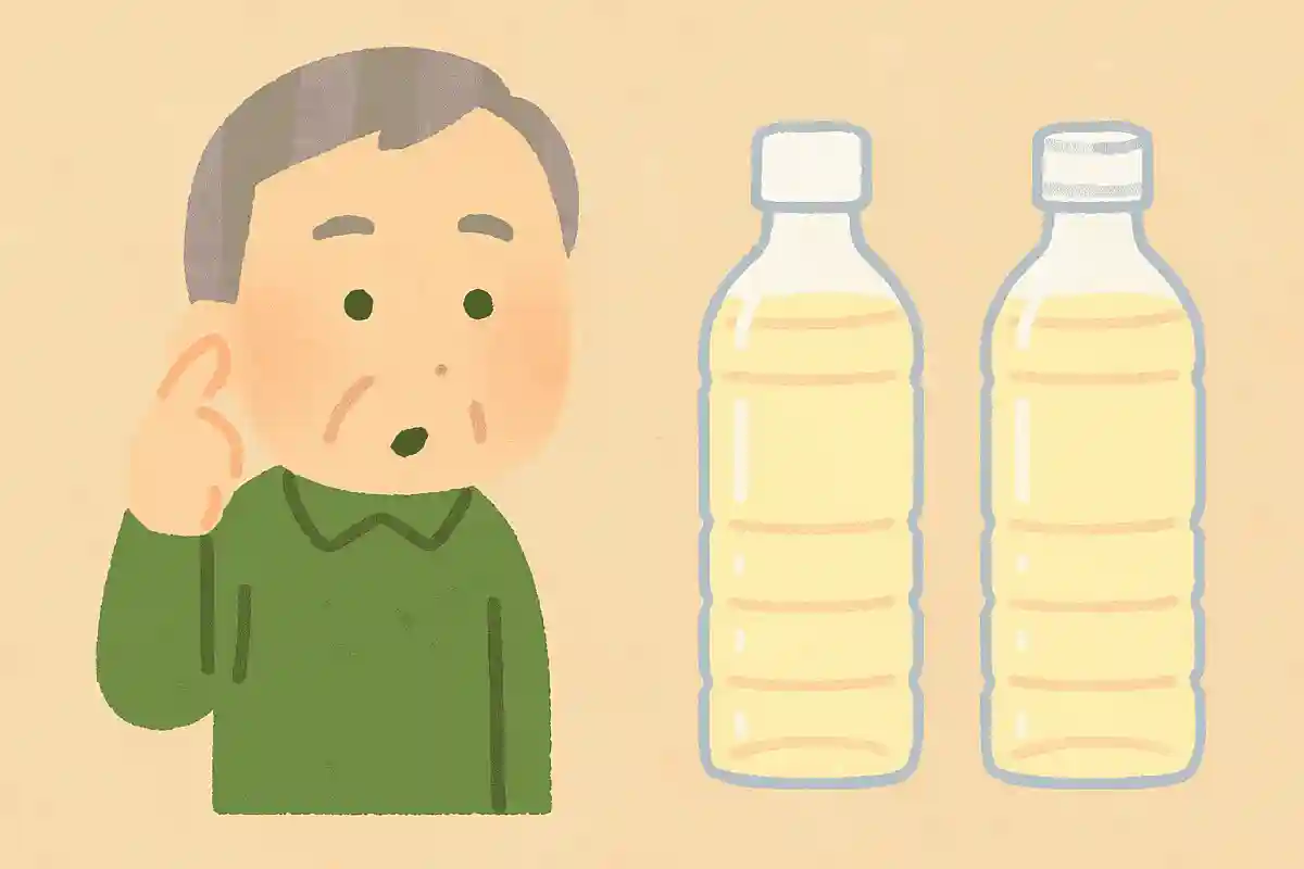 ペットボトルの飲み口には白いものと透明のものがありますね。色が違う理由は何でしょうか?