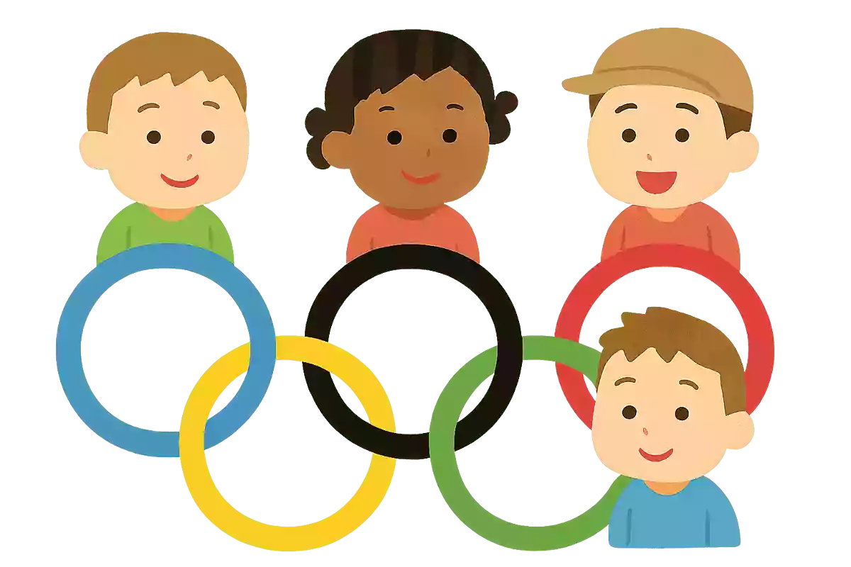 五輪マークの五輪は世界の5大陸を表している