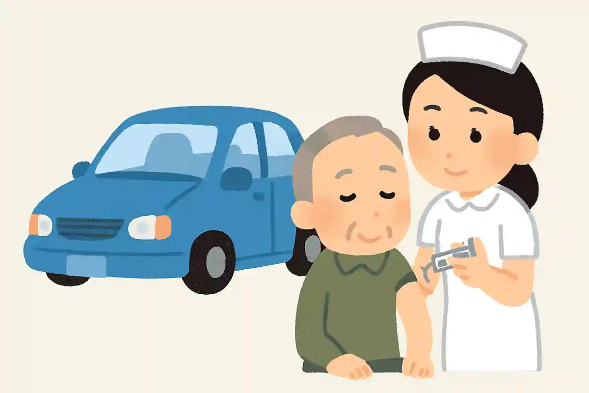 車とかけて、看護師さんとときます、その心はどちらも駐車(注射)の技術が必要です。