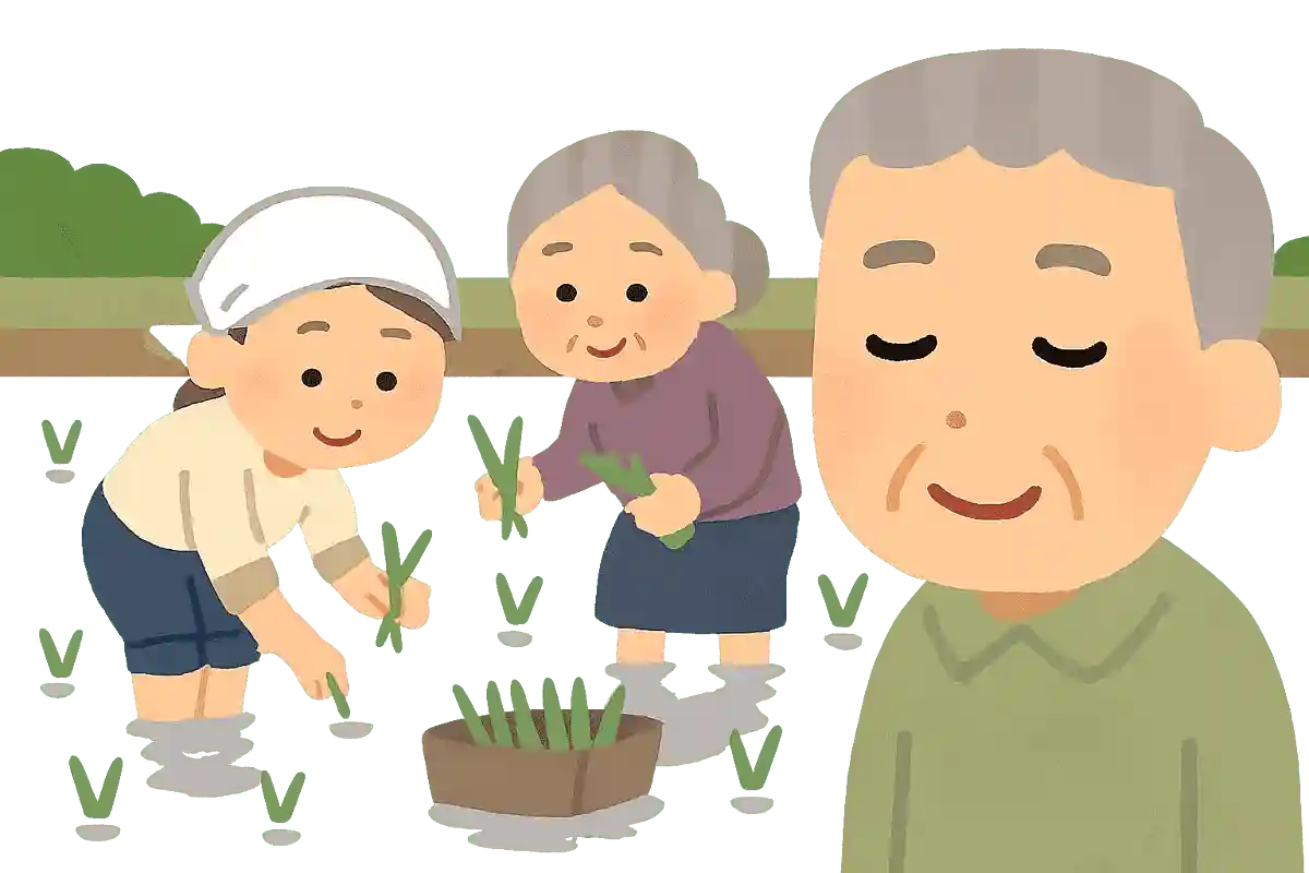 5月の旧暦「皐月」は田植えが由来している