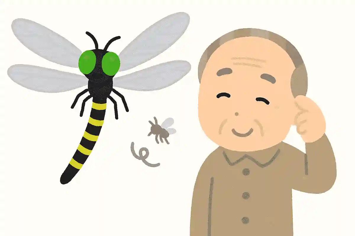 オニヤンマの模型には虫よけの効果がある