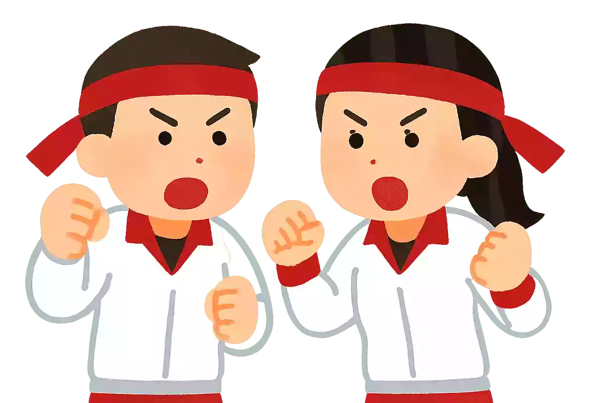 「We are strong?」「Yeah」「We are winner?」「Yeah」