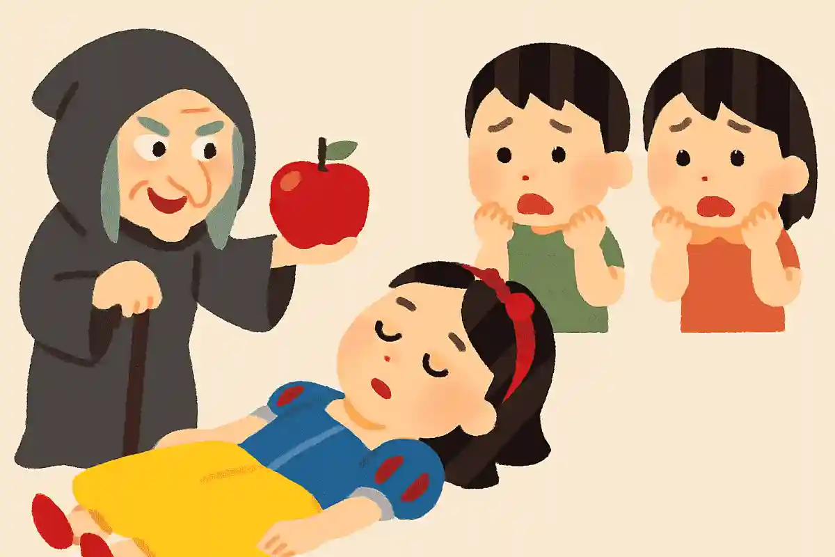 悪い魔法使いが毒リンゴを持ってきた。死んでしまったのは誰でしょう？