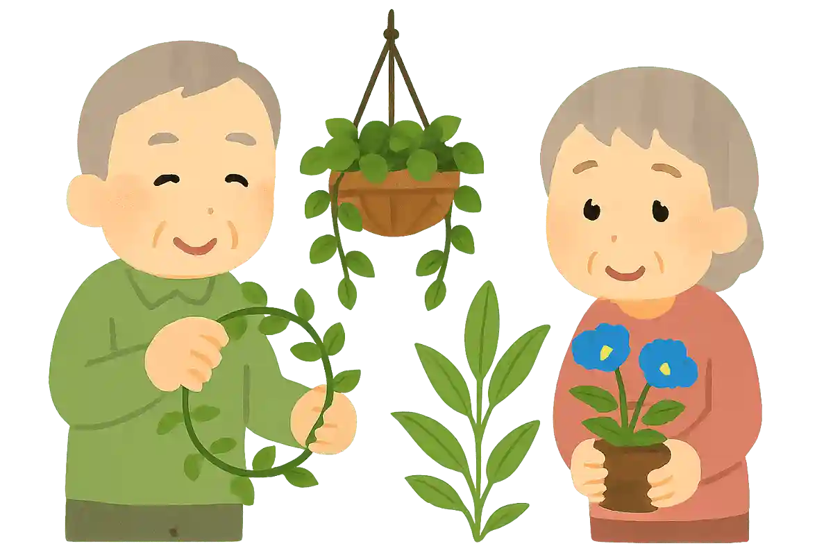 作るつる草吊るすつゆ草