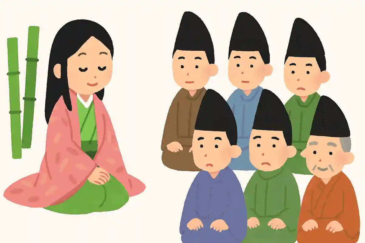 竹から生まれたかぐや姫は、美しい姿から、5人の男性に求婚されました。求婚相手である5人に難題を出し断ります。最初に話ができた男性は誰でしょうか？