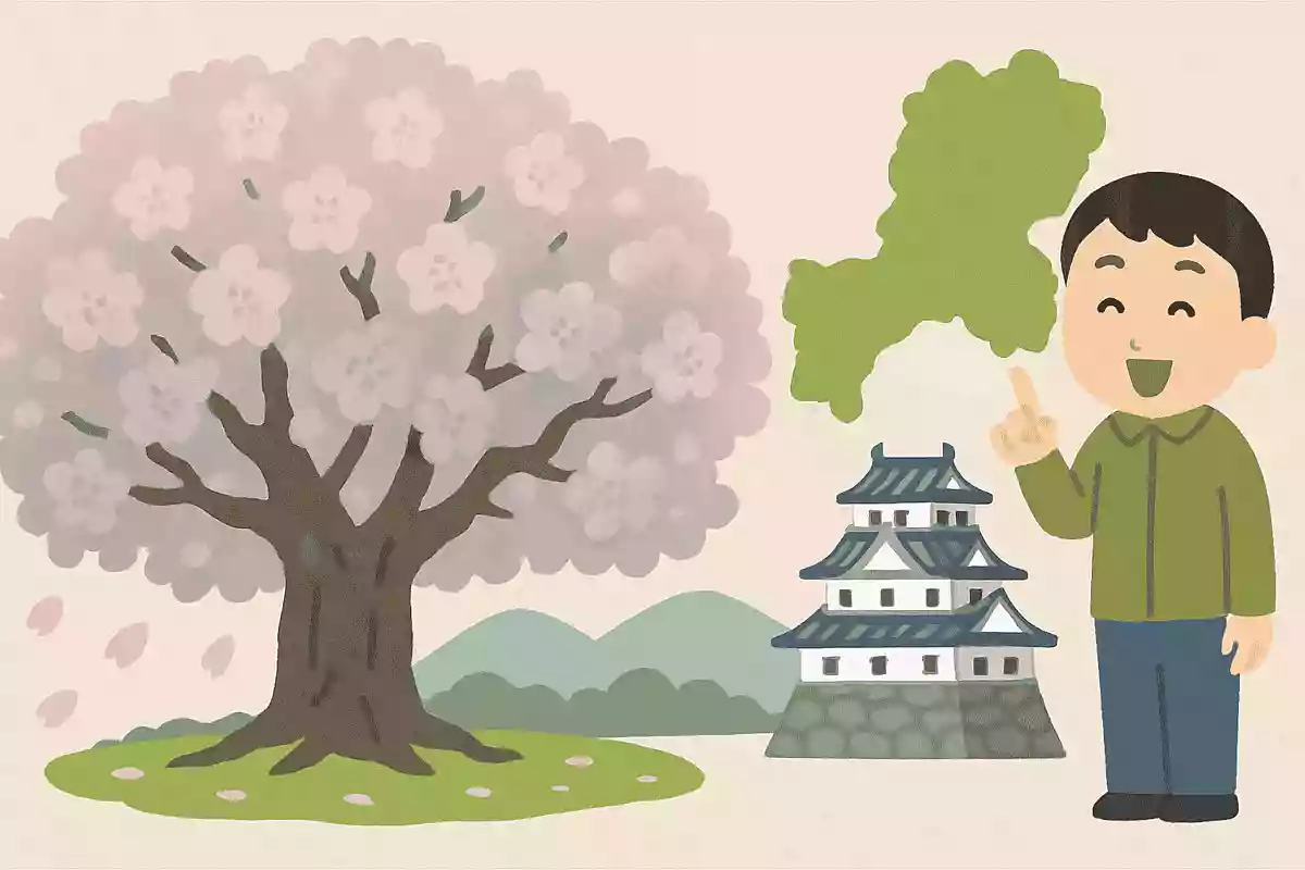 有名な淡墨桜は散るころに薄い墨色になることから名付けられた