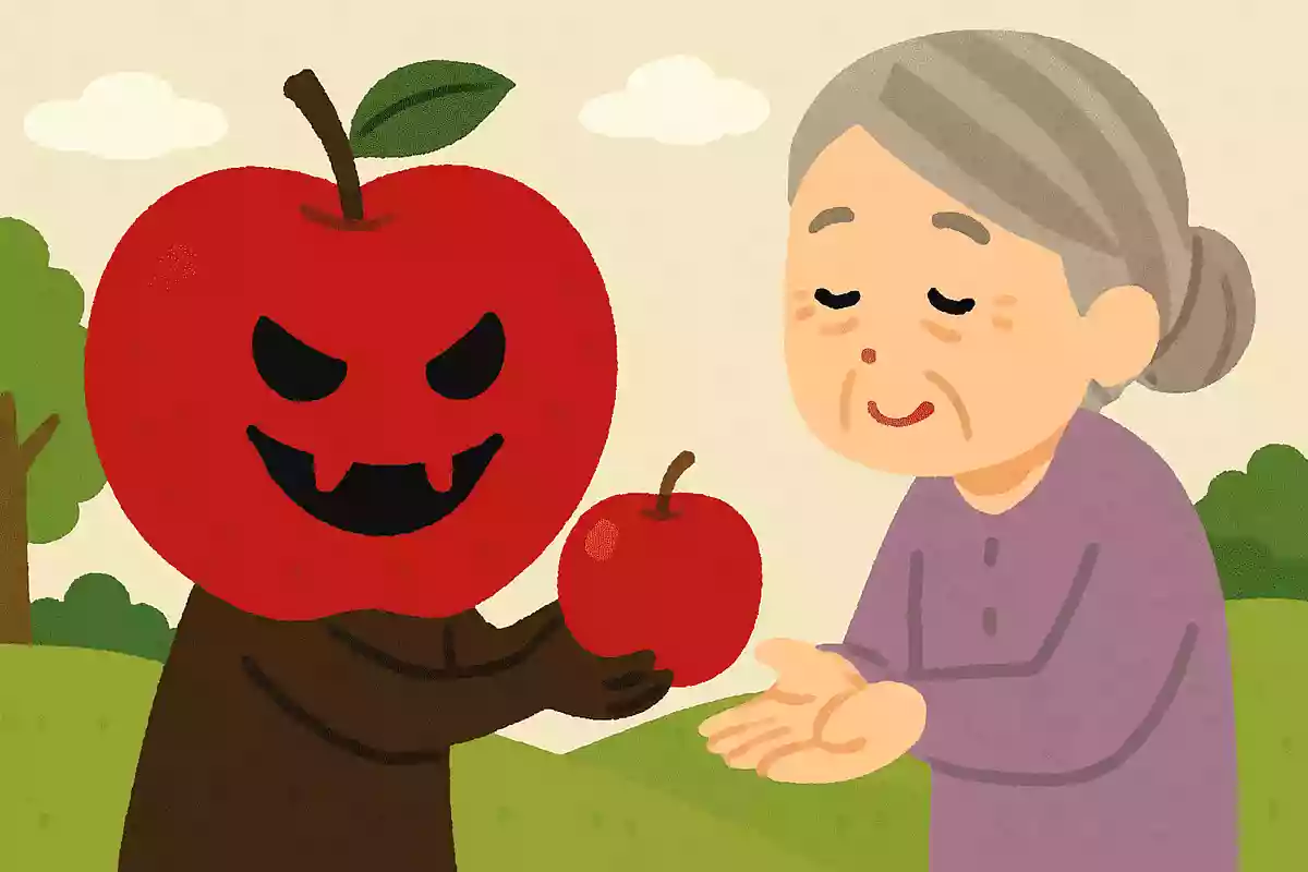 童話の「白雪姫」が食べさせられた、「毒りんご」の値段はいくらだったでしょうか?