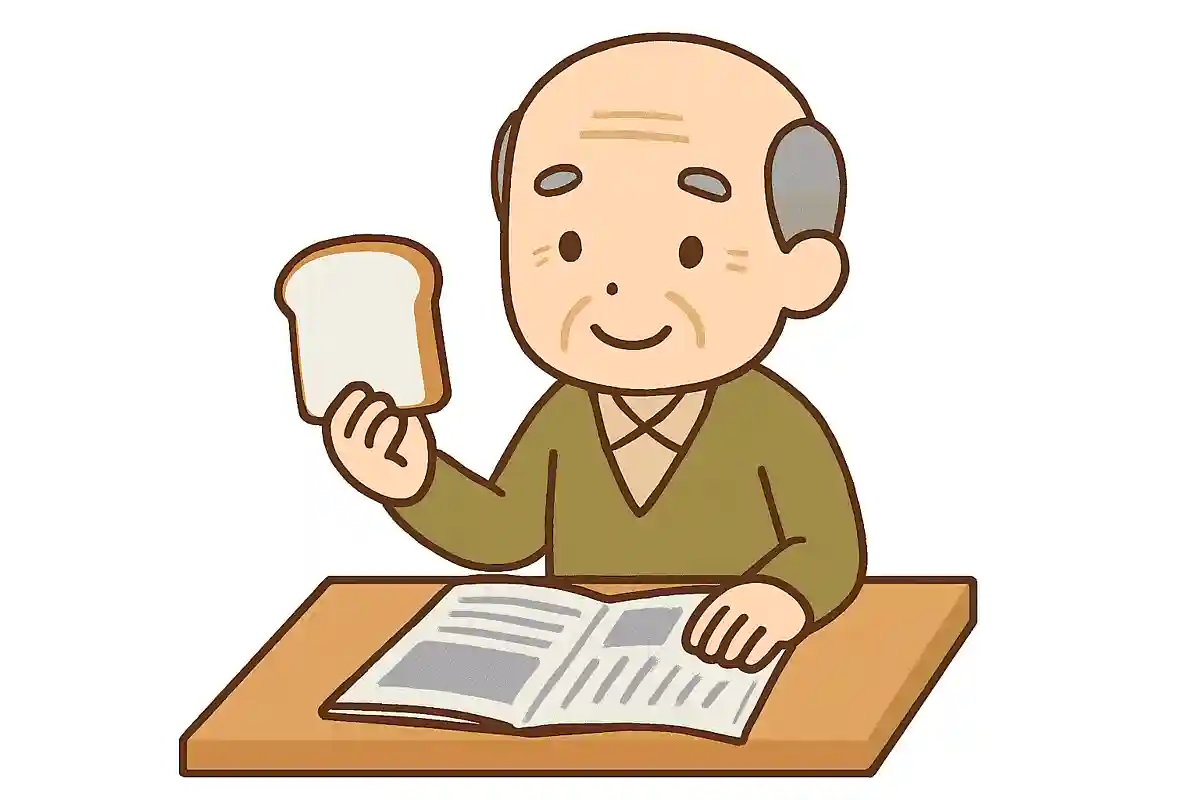 パンとかけて、新聞とときます、その心はどちらも生地(記事)が重要です。
