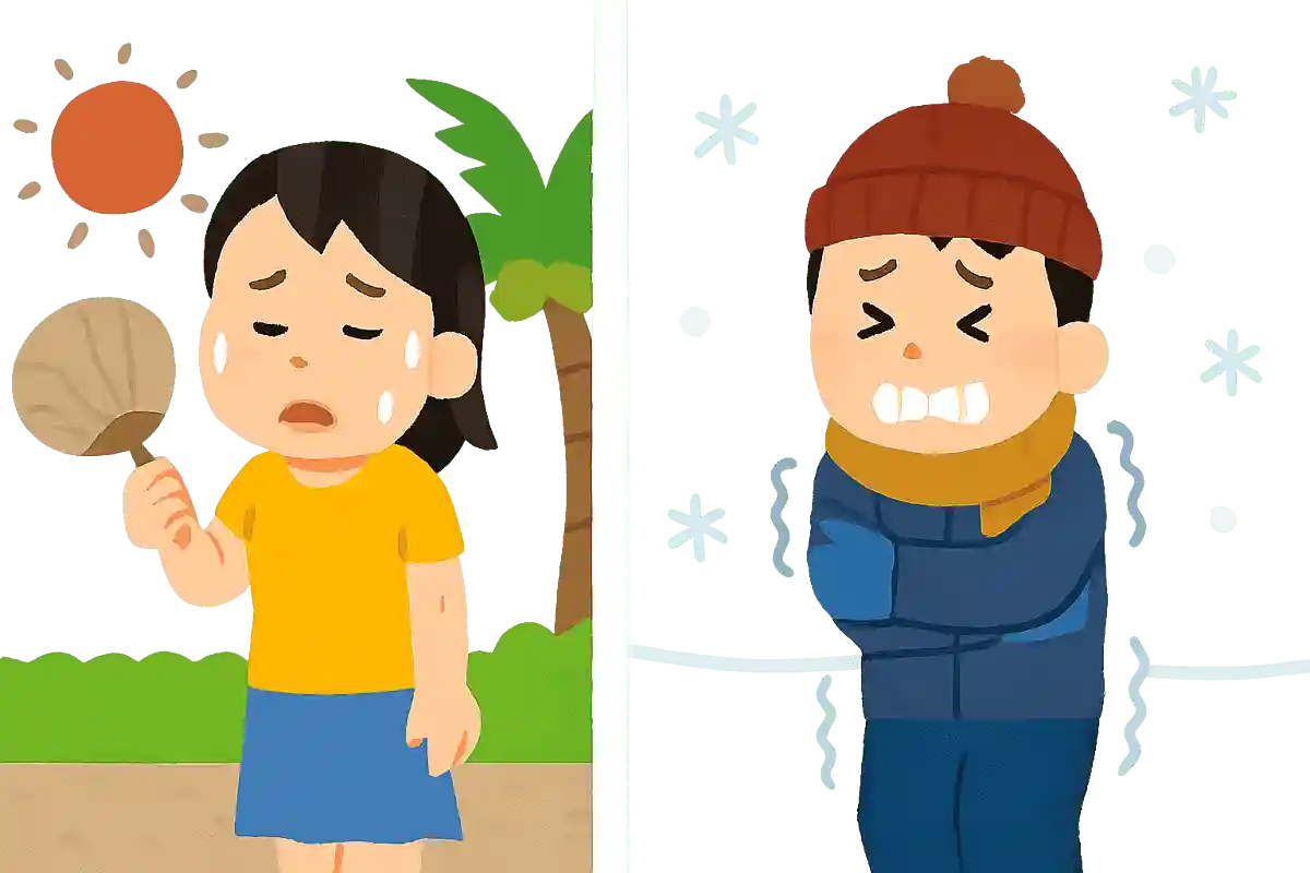 一年中夏 or 一年中冬、どちらかになるならどっちがいい?